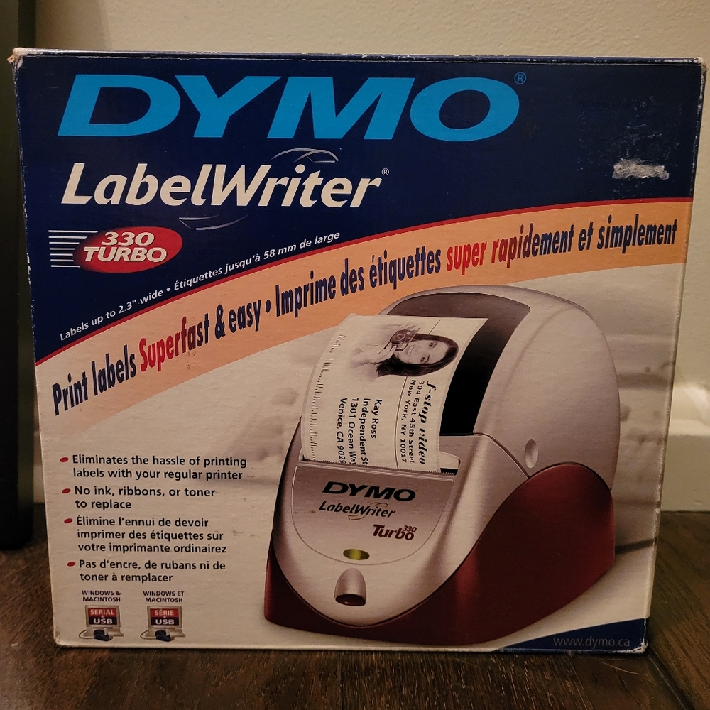 BNIB DYMO printer Turbo 330 LabelWriter